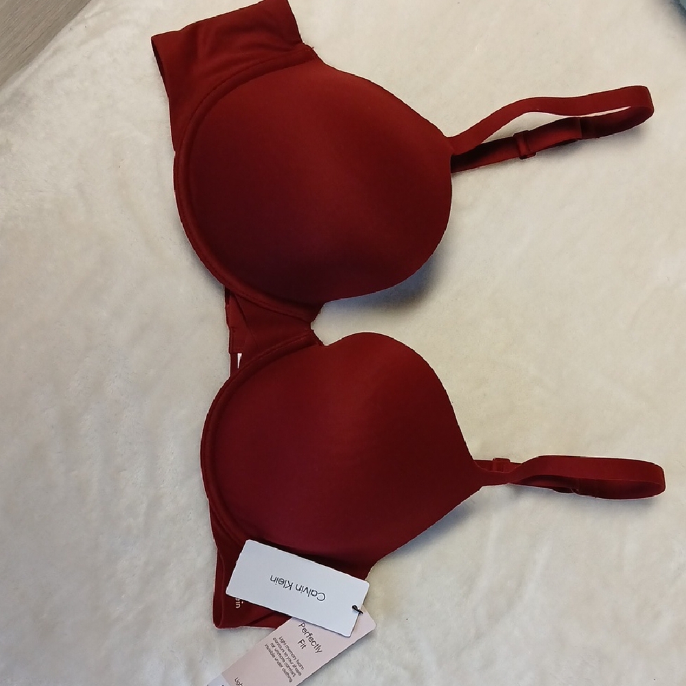 Calvin Klein Deep Red Bra